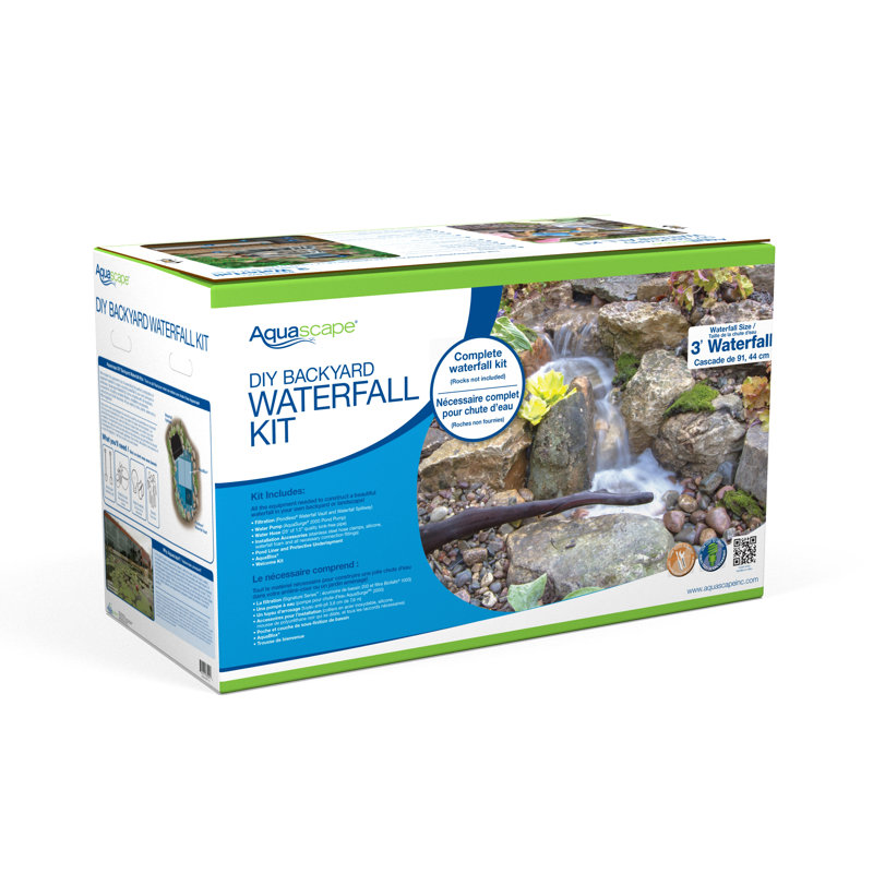 Aquascape DIY Backyard Waterfall Kit Wayfair